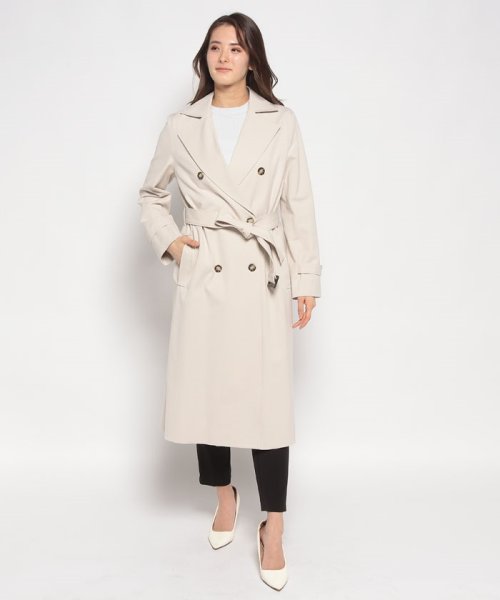 レーヨンコットンツイル トレンチコート 
