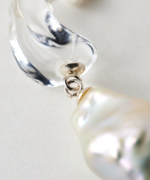 【Lemme×2.718】Glassバロックパールピアス 人気・おすすめ｜使いやすい・旅行におすすめ 品質保証 全国発送 日本国内発送・最短翌日お届け