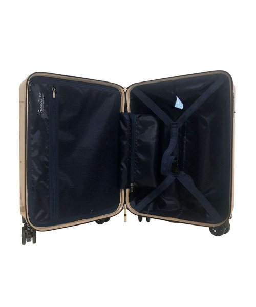 SaxoLine(サクソライン)/保証付 サクソライン スーツケース Mサイズ SaxoLine 軽量 50L 1～3泊 TSA 預け入れサイズ ストッパー付スプリングキャスター 08454/img08