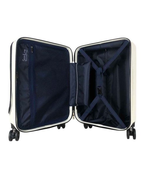 SaxoLine(サクソライン)/保証付 サクソライン スーツケース フロントオープン Sサイズ SaxoLine 34L 機内持ち込みサイズ ?ストッパー付スプリングキャスター 08455/img12