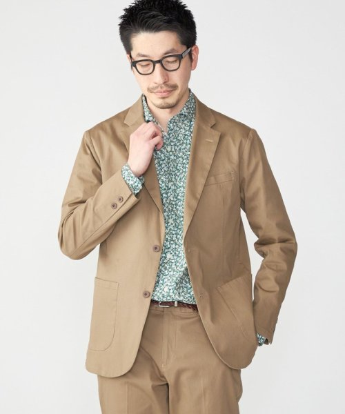 SHIPS: 〈セットアップ対応・手洗い可能〉ウォッシュド ピケ 2ボタン ジャケット SHIPS 〈セットアップ対応 手洗い可能〉ウォッシュド ピケ