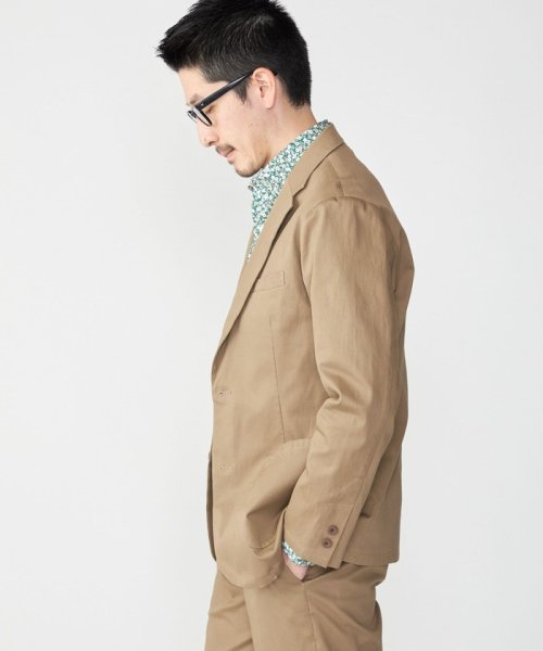 SHIPS: 〈セットアップ対応・手洗い可能〉ウォッシュド ピケ 2ボタン ジャケット SHIPS 〈セットアップ対応 手洗い可能〉ウォッシュド ピケ