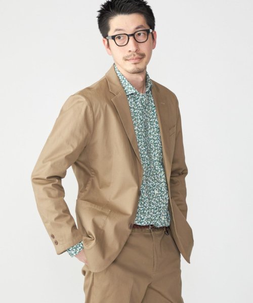 SHIPS: 〈セットアップ対応・手洗い可能〉ウォッシュド ピケ 2ボタン ジャケット SHIPS 〈セットアップ対応 手洗い可能〉ウォッシュド ピケ