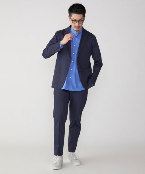 SHIPS: 〈セットアップ対応・手洗い可能〉ウォッシュド ピケ 2ボタン ジャケット SHIPS 〈セットアップ対応 手洗い可能〉ウォッシュド ピケ