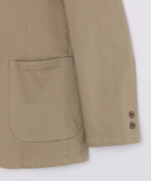 SHIPS: 〈セットアップ対応・手洗い可能〉ウォッシュド ピケ 2ボタン ジャケット SHIPS 〈セットアップ対応 手洗い可能〉ウォッシュド ピケ