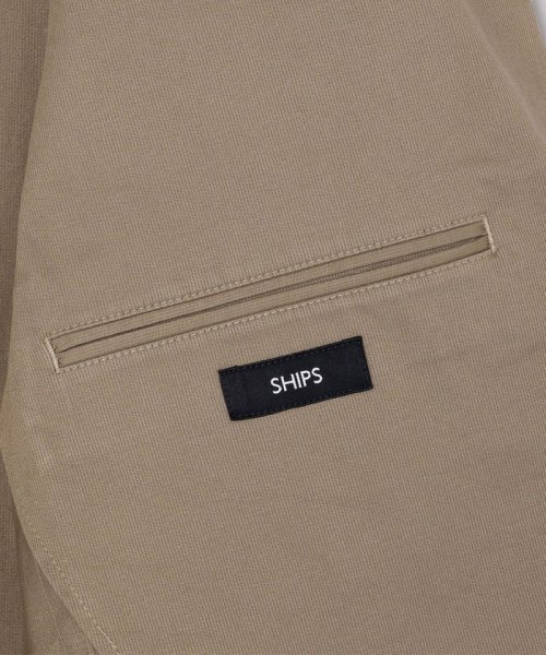 SHIPS: 〈セットアップ対応・手洗い可能〉ウォッシュド ピケ 2ボタン ジャケット SHIPS 〈セットアップ対応 手洗い可能〉ウォッシュド ピケ