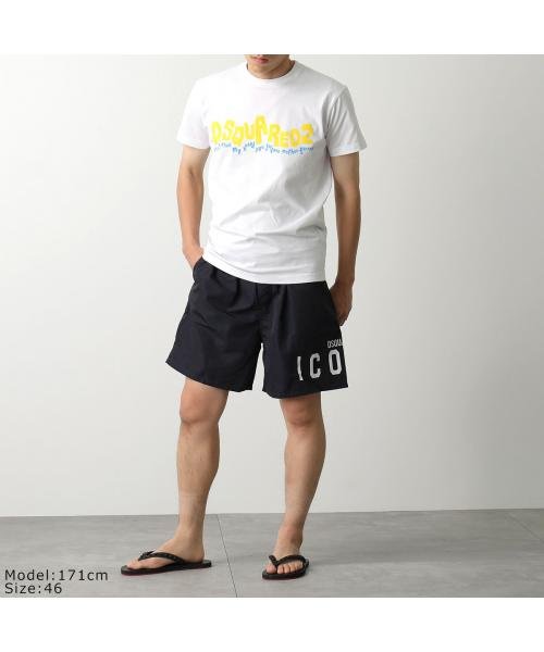 DSQUARED2 スイムウェア BE ICON BOXER MIDI D7BM05380 スイムウェア BE ICON BOXER MIDI
