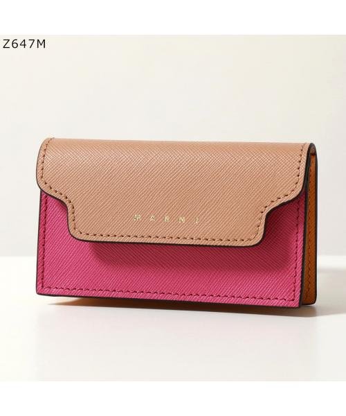MARNI カードケース PFMOT05U21 LV520 サフィアーノレザー MARNI カードケース PFMOT05U21 LV520