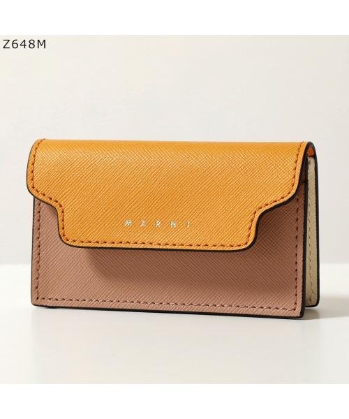 MARNI カードケース PFMOT05U21 LV520 サフィアーノレザー MARNI カードケース PFMOT05U21 LV520