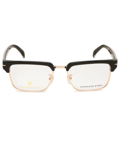 デビッドベッカム メガネフレーム 眼鏡フレーム インターナショナルフィット ブラック ゴールド メンズ DAVID BECKHAM 7112 2M2 DAVID BECKHAM デビッドベッカム メガネフレーム 眼鏡フレーム インターナショナルフィット ブラック ゴールド メンズ