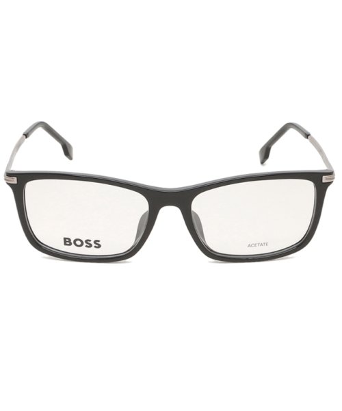 HUGOBOSS(ヒューゴボス)/ヒューゴ ボス メガネフレーム 眼鏡フレーム アジアンフィット ブラック シルバー メンズ HUGO BOSS 1614F 284/img04