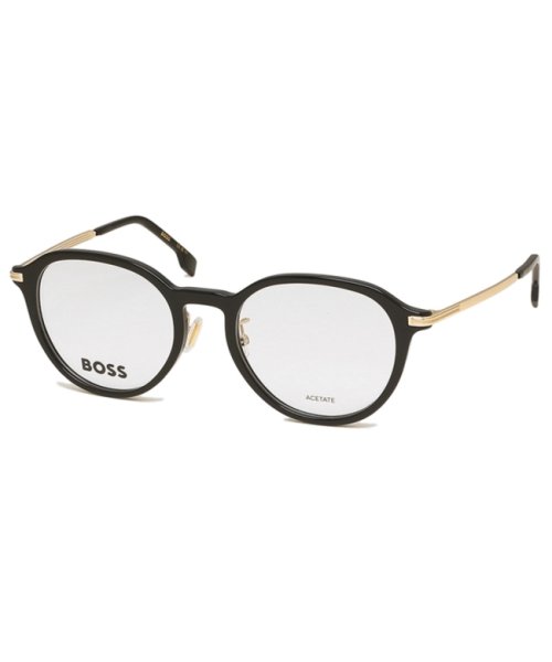 HUGOBOSS(ヒューゴボス)/ヒューゴ ボス メガネフレーム 眼鏡フレーム アジアンフィット ブラック ゴールド メンズ HUGO BOSS 1615F 2M2/img01