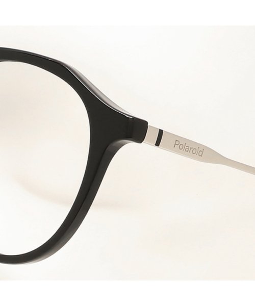Polaroid(ポラロイド)/ポラロイド メガネフレーム 眼鏡フレーム グローバルフィット ブラック シルバー メンズ レディース ユニセックス POLAROID D510G 807/img06