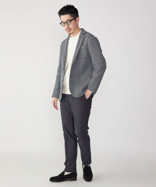 SHIPS: TEXBRID(R) ジャカード 2ボタン ジャケット 
