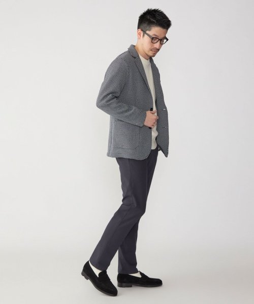 SHIPS: TEXBRID(R) ジャカード 2ボタン ジャケット 