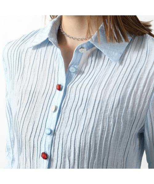 GHOSPELL(ゴスペル)/GHOSPELL シャツ Prue Mixed Button Shirt 長袖/img05