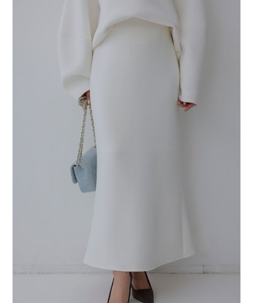 【セットアップ対応商品】ソフトタッチダンボールスカート 着丈 5cm ウエスト ヒップ