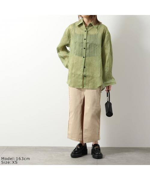 GHOSPELL(ゴスペル)/GHOSPELL シャツ Della Oversized Shirt 長袖 シアー/img02
