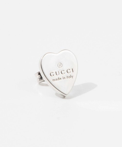 GUCCI(グッチ)/グッチ GUCCI 223990 J8400 ピアス EARRINGS WITH GUCCI TRADEMARK ENGRAVED HEART SHAPE IN/img01
