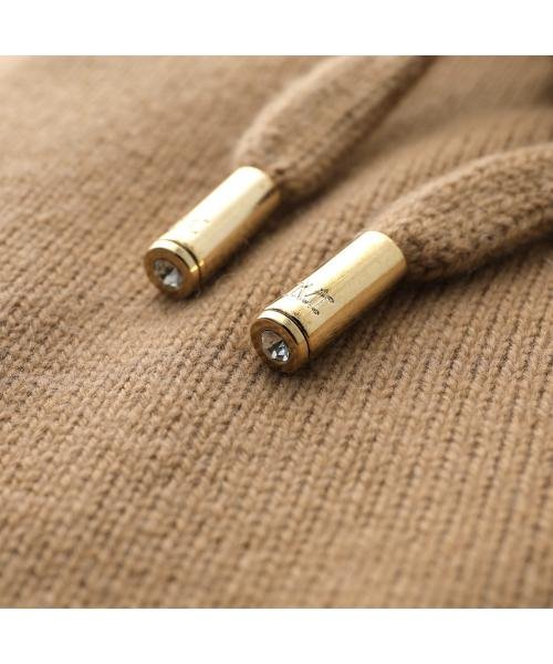 MAX MARA ニット フーディー ANANAS ロゴ ビジュー MARA MAX ニット フーディー ANANAS ロゴ