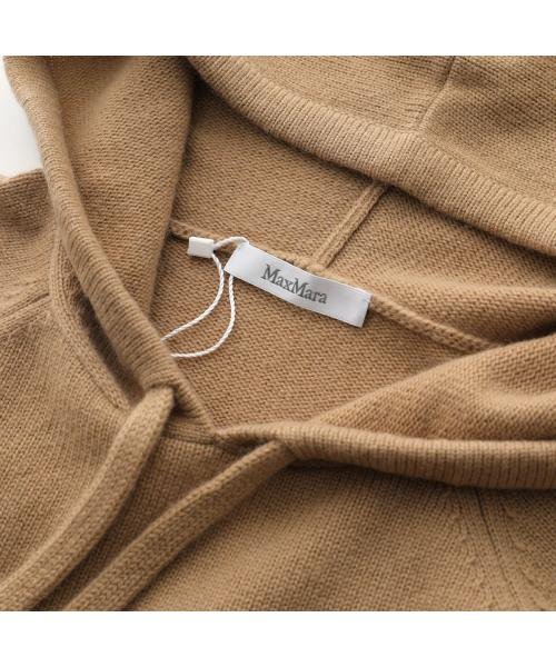 MAX MARA ニット フーディー ANANAS ロゴ ビジュー MARA MAX ニット フーディー ANANAS ロゴ