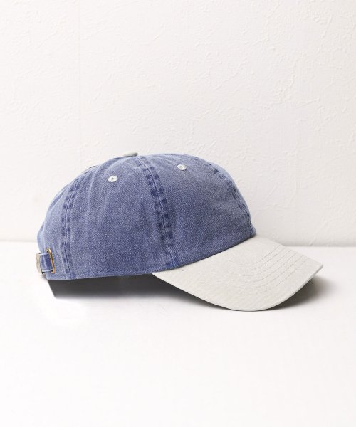 ar/mg(エーアールエムジー)/【W】【it】【1201(twotone)】【newhattan】Baseball Low Cap pigment dyed two tone/img03
