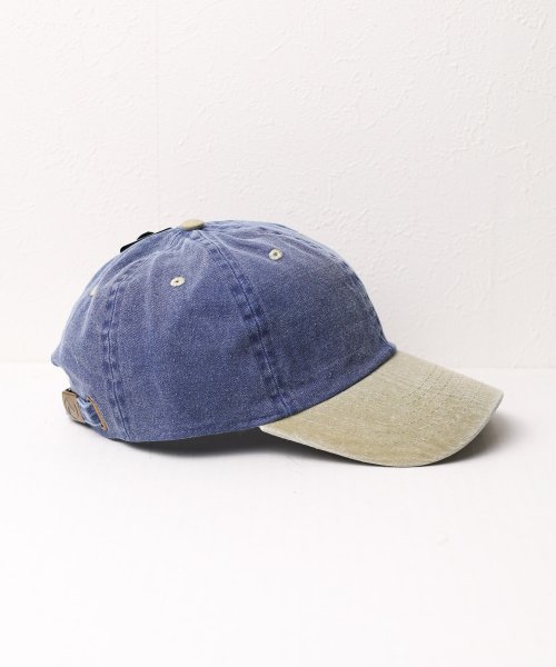 ar/mg(エーアールエムジー)/【W】【it】【1201(twotone)】【newhattan】Baseball Low Cap pigment dyed two tone/img04