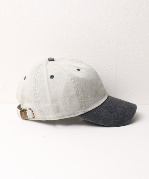 ar/mg(エーアールエムジー)/【W】【it】【1201(twotone)】【newhattan】Baseball Low Cap pigment dyed two tone/img05