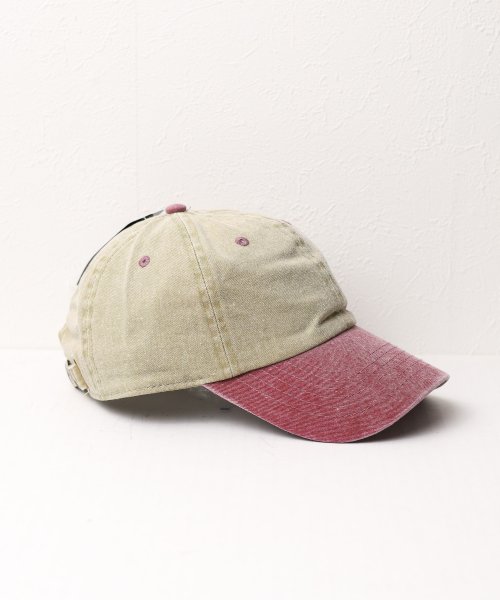 ar/mg(エーアールエムジー)/【W】【it】【1201(twotone)】【newhattan】Baseball Low Cap pigment dyed two tone/img12
