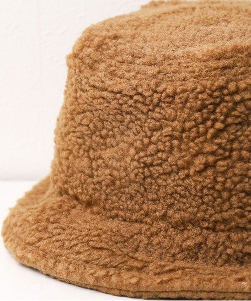 ar/mg(エーアールエムジー)/【W】【it】【2512】【newhattan】Bucket Hat boa fleece/img01