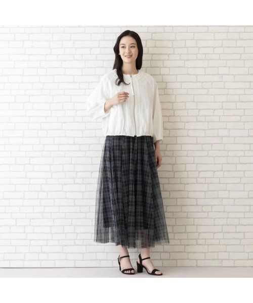 ショート丈・ラグランスリーブジップアップブルゾン 