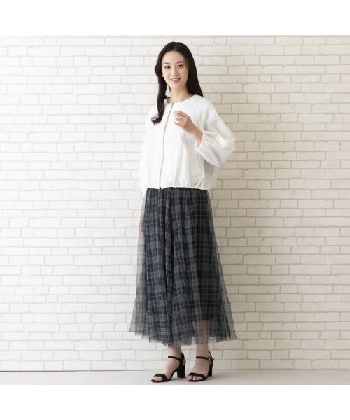 ショート丈・ラグランスリーブジップアップブルゾン 