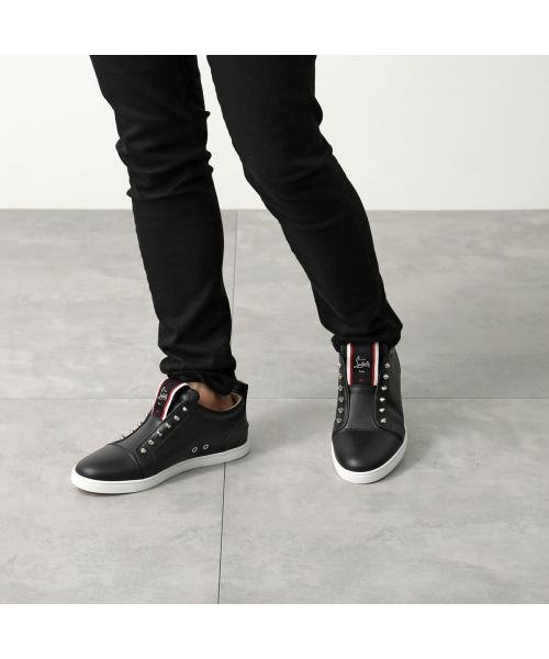 Christian Louboutin スニーカー 320046 レザー スタッズ装飾 Christian Louboutin スニーカー レザー スタッズ装飾