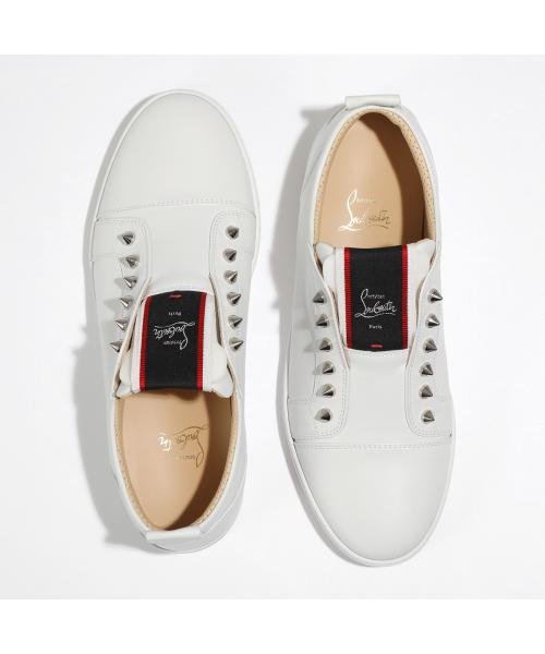 Christian Louboutin スニーカー 320046 レザー スタッズ装飾 Christian Louboutin スニーカー レザー スタッズ装飾