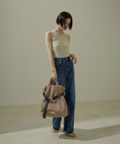 【追加】COTTON USAセミフレアデニム2 ■モデル身長 着用サイズ COTTON 166cm ショートヘアモデル