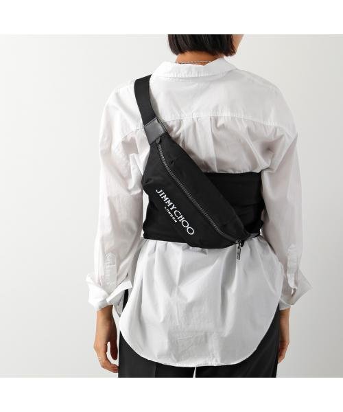 Jimmy Choo ボディバッグ FINSLEY CZM DNH ロゴ Jimmy Choo ボディバッグ FINSLEY CZM DNH