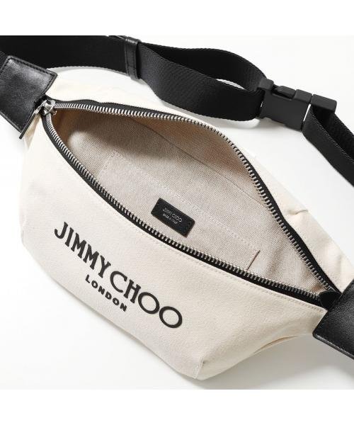 Jimmy Choo ボディバッグ FINSLEY CZM DNH ロゴ Jimmy Choo ボディバッグ FINSLEY CZM DNH