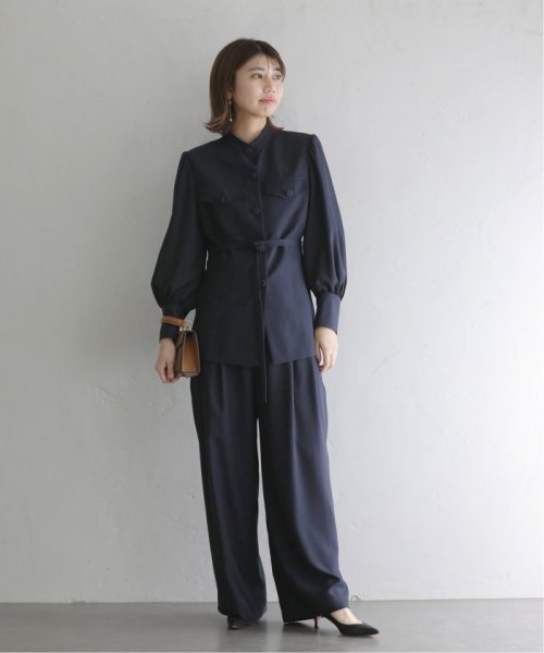 Avec H タックワイドパンツ 