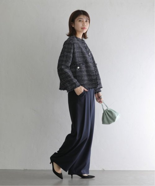 Avec H タックワイドパンツ 