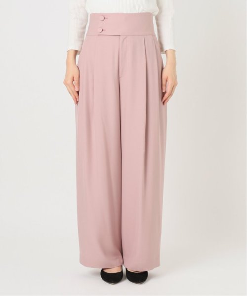 Avec H タックワイドパンツ 