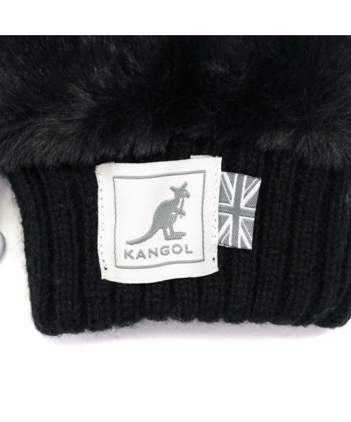 KANGOL(KANGOL)/カンゴール 手袋 指なし 防寒 KANGOL かわいい ブランド 洗える ボア 2WAY フェイクファーストラップ付きミトングローブ 251－TTKG555/img11