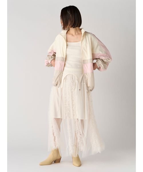 ラッフルボリュームチュールスカート 予めご了承ください