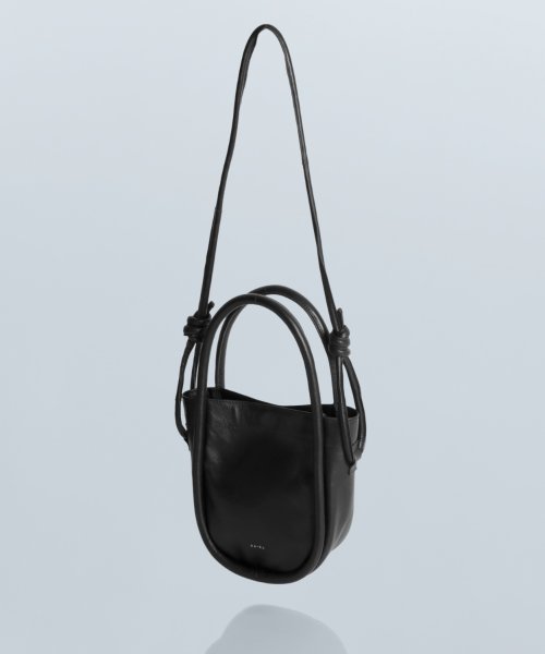 MAISON mou(メゾンムー)/【YArKA/ヤーカ】real leather cord 2way bag  [rocd] /リアルレザー皮紐2ウェイショルダーハンドバッグ/img01