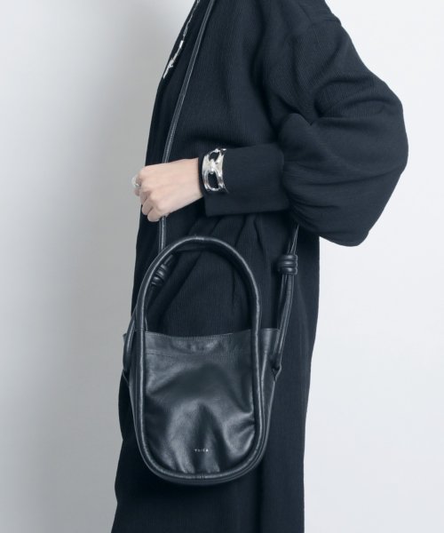 MAISON mou(メゾンムー)/【YArKA/ヤーカ】real leather cord 2way bag  [rocd] /リアルレザー皮紐2ウェイショルダーハンドバッグ/img12