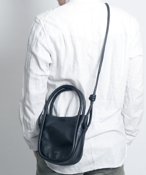 MAISON mou(メゾンムー)/【YArKA/ヤーカ】real leather cord 2way bag  [rocd] /リアルレザー皮紐2ウェイショルダーハンドバッグ/img17