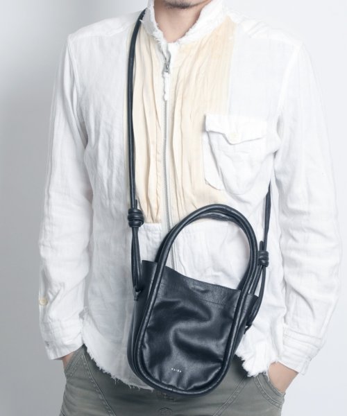 MAISON mou(メゾンムー)/【YArKA/ヤーカ】real leather cord 2way bag  [rocd] /リアルレザー皮紐2ウェイショルダーハンドバッグ/img18