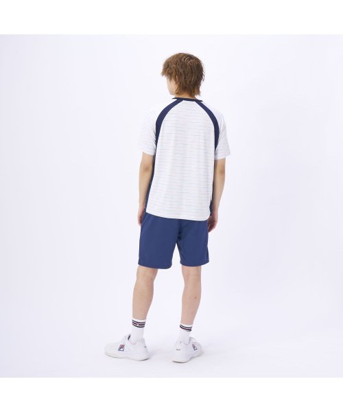 FILA（ZETT Mens）(フィラ（ゼット　メンズ）)/【テニス】レインボーボーダー クルーネックシャツ メンズ/img05