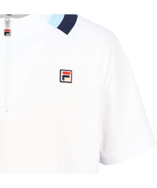 FILA（ZETT Mens）(フィラ（ゼット　メンズ）)/【テニス】切替 ハーフジップシャツ メンズ/img03