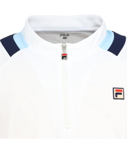 FILA（ZETT Mens）(フィラ（ゼット　メンズ）)/【テニス】切替 ハーフジップシャツ メンズ/img04