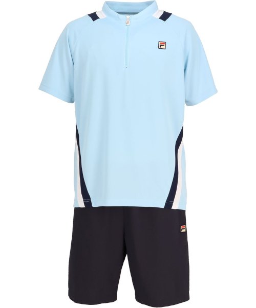 FILA（ZETT Mens）(フィラ（ゼット　メンズ）)/【テニス】切替 ハーフジップシャツ メンズ/img10